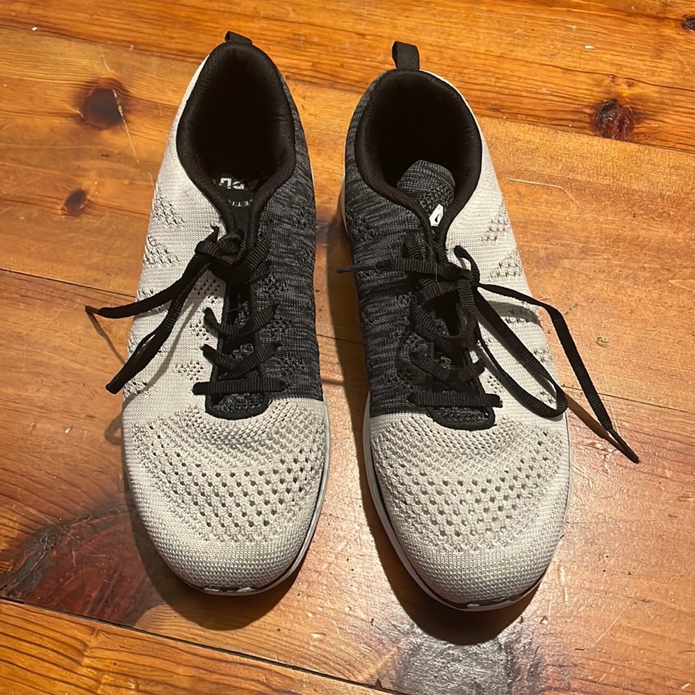 APL black and white running sneaker